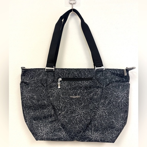 Baggallini Avenue Tote in Midnight Blossom - Picture 1 of 17